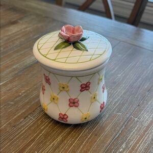 Longaberger Dogwood Canister